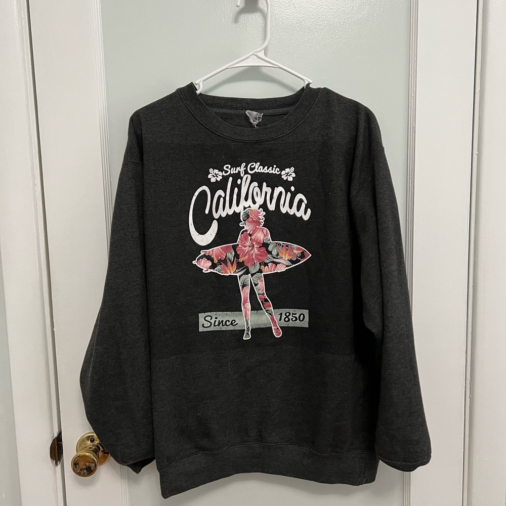 Crew neck California Sweat shirt